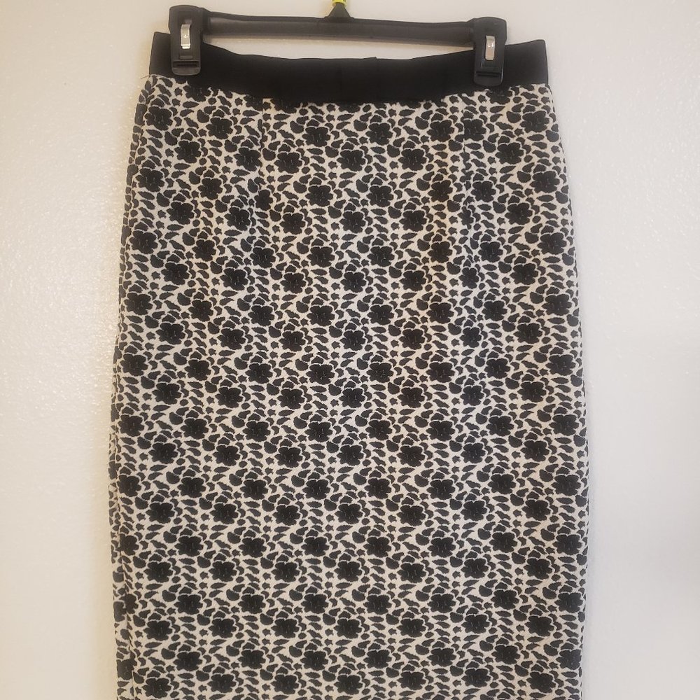 Black and White pencil skirt